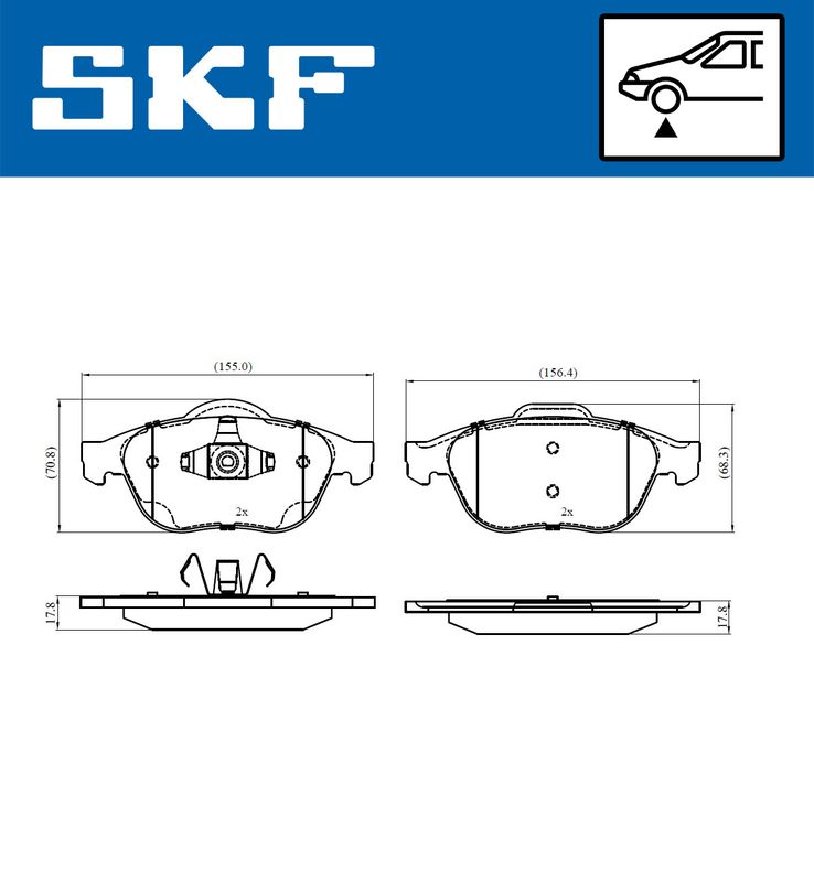 BRAKE - BRAKE PAD PV|25-04
