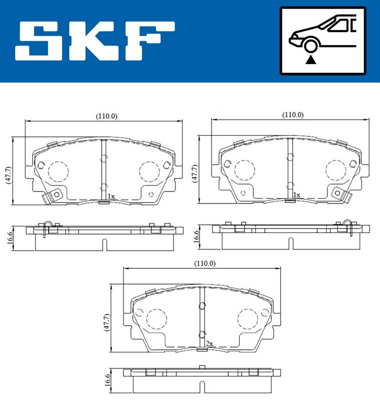 BRAKE - BRAKE PAD PV|25-04