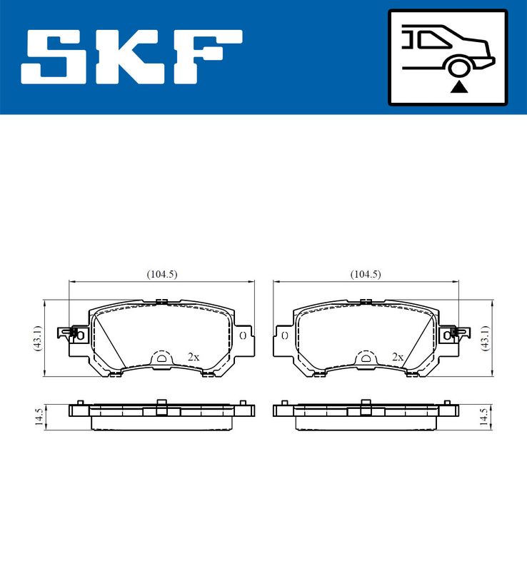 BRAKE - BRAKE PAD PV|25-04