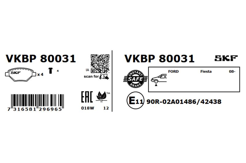 BRAKE - BRAKE PAD PV|25-08
