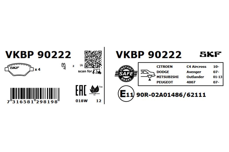 BRAKE - BRAKE PAD PV|25-04
