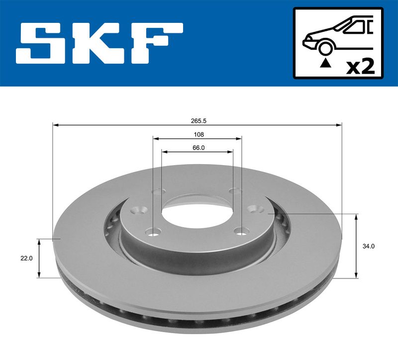 BRAKE - BRAKE DISK PV|25-08