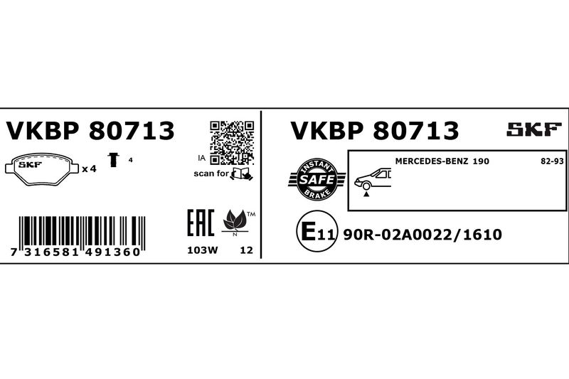 BRAKE - BRAKE PAD PV|25-04