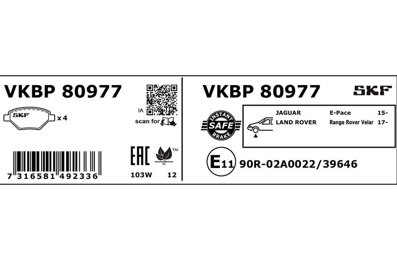 BRAKE - BRAKE PAD PV|25-04