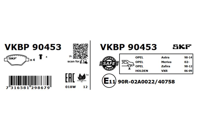 BRAKE - BRAKE PAD PV|25-04