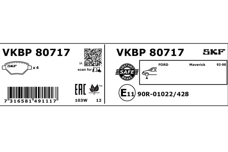 BRAKE - BRAKE PAD PV|25-04