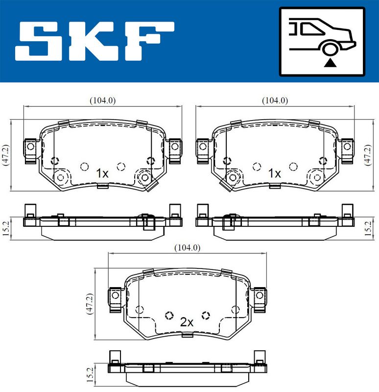 BRAKE - BRAKE PAD PV|25-04