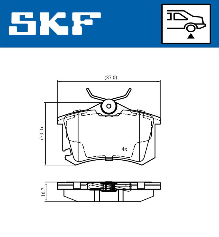 BRAKE - BRAKE PAD PV|25-04