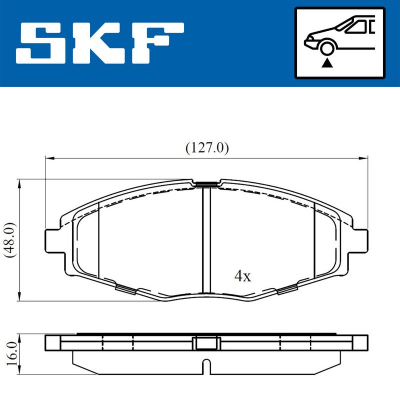 BRAKE - BRAKE PAD PV|25-08
