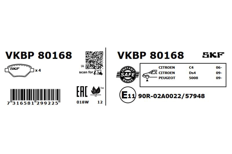 BRAKE - BRAKE PAD PV|25-08
