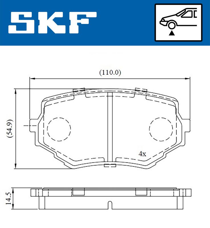 BRAKE - BRAKE PAD PV|25-09