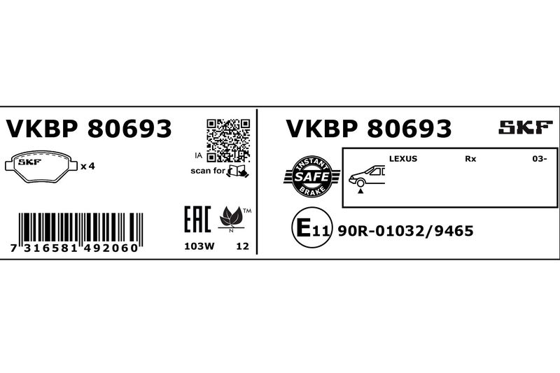 BRAKE - BRAKE PAD PV|25-04