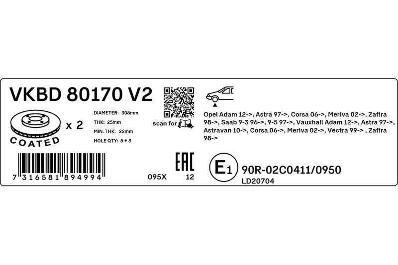 BRAKE - BRAKE PAD PV|25-04