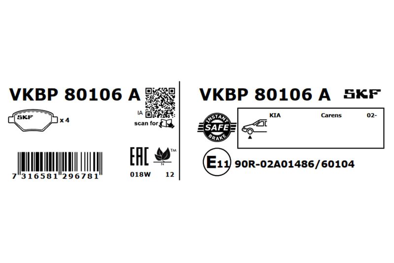 BRAKE - BRAKE PAD PV|25-04