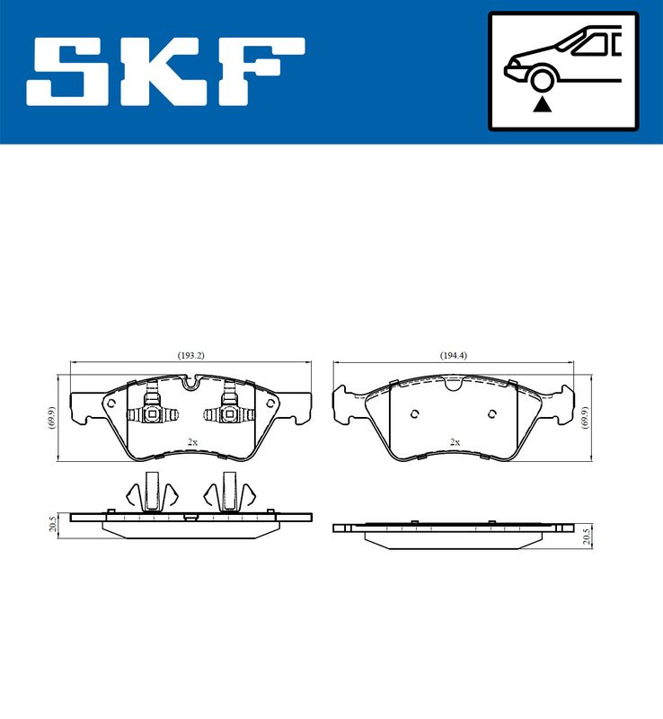 BRAKE - BRAKE PAD PV|25-04