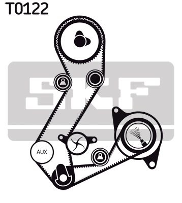 VKMC, TIMING BELT W WATER PUMP KIT PV|25-04