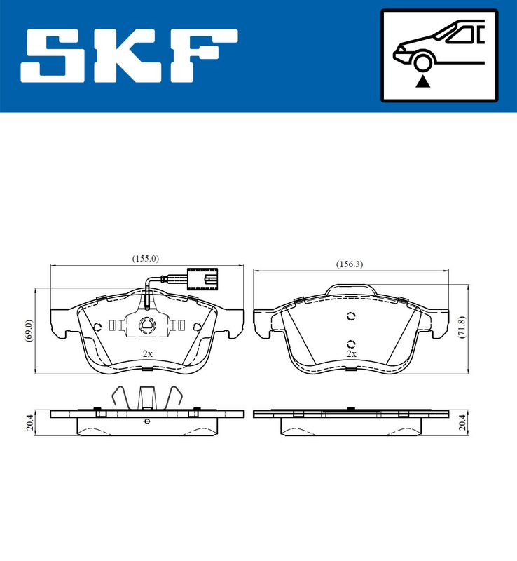 BRAKE - BRAKE PAD PV|25-04