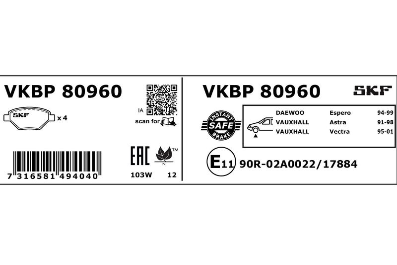 BRAKE - BRAKE PAD PV|25-04