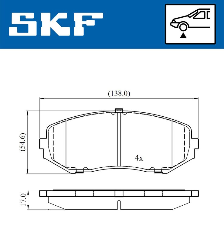BRAKE - BRAKE PAD PV|25-08