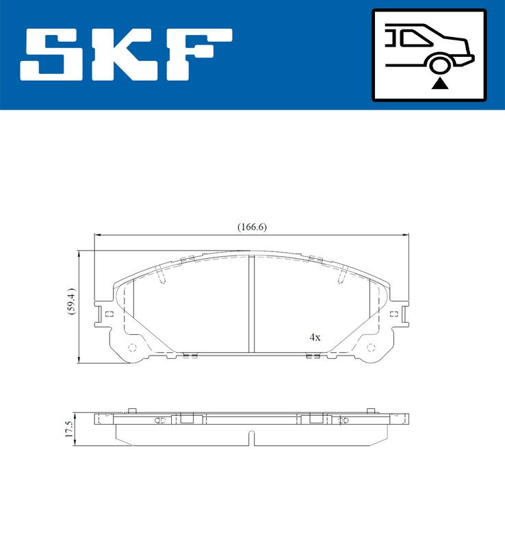 BRAKE - BRAKE PAD PV|25-04