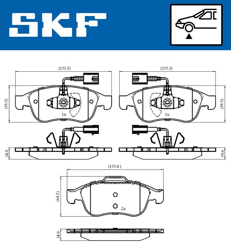 BRAKE - BRAKE PAD PV|25-04