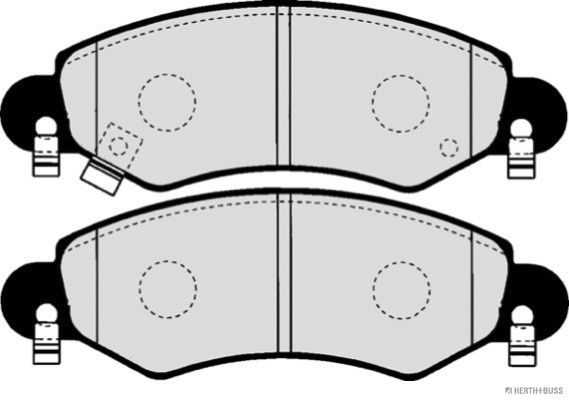 Brake Pad Set, disc brake Vorderachse|WVA:23605|mit akus|2-5 munkanapos szállítás 13:30-ig rendelve 2025.2