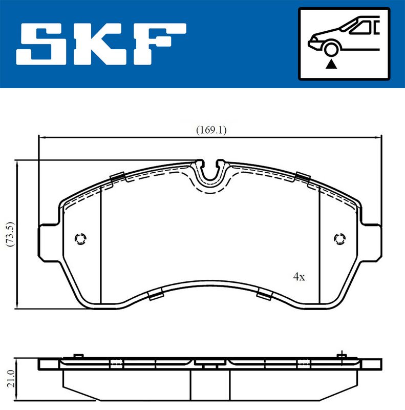 BRAKE - BRAKE PAD PV|25-04
