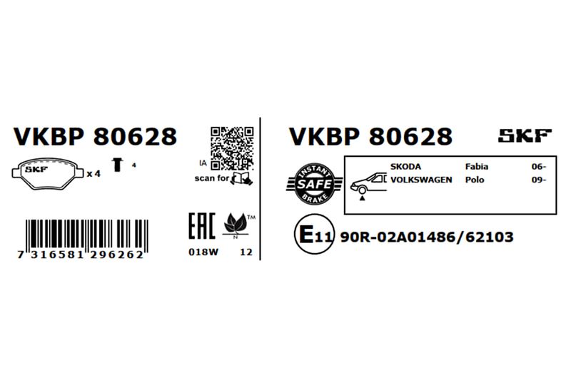BRAKE - BRAKE PAD PV|25-04