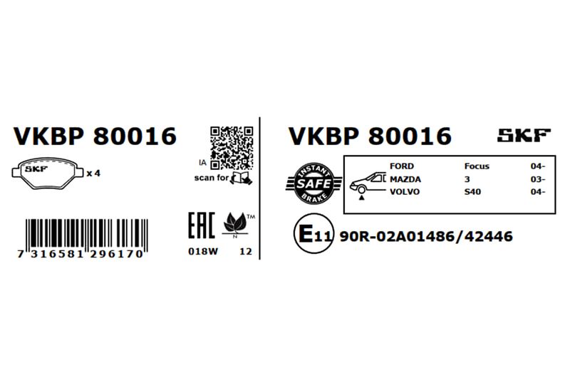 BRAKE - BRAKE PAD PV|25-04