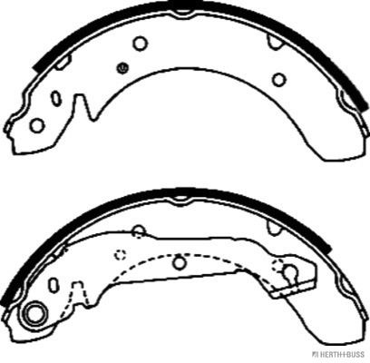 Brake Shoe Set 45|O-228,6mm|2-5 munkanapos szállítás 13:30-ig rendelve 2025.2