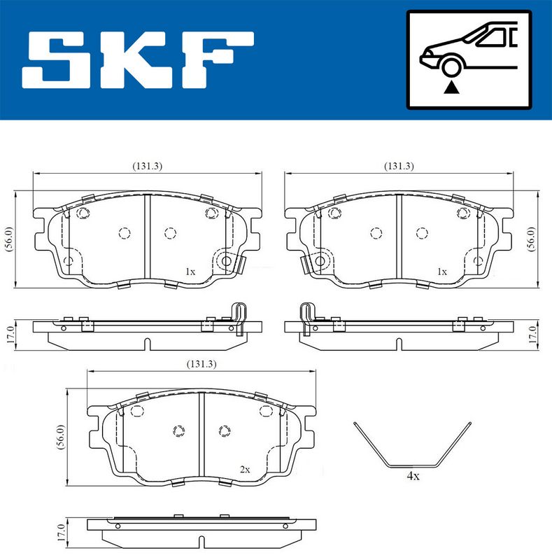 BRAKE - BRAKE PAD PV|25-08