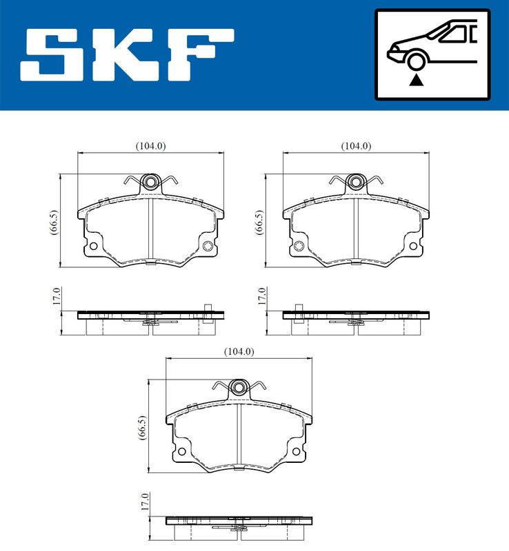 BRAKE - BRAKE PAD PV|25-04