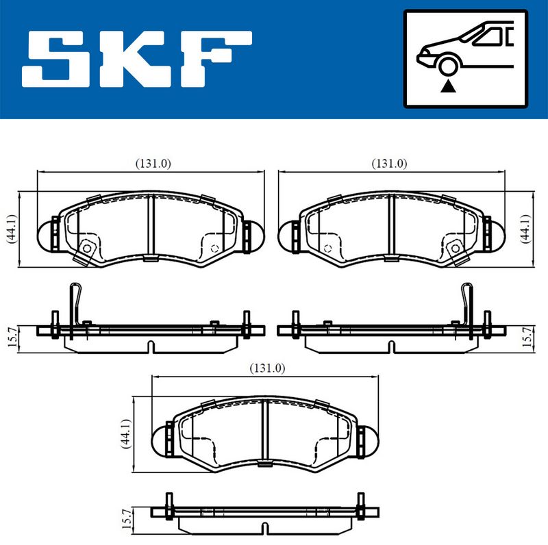 BRAKE - BRAKE PAD PV|25-08