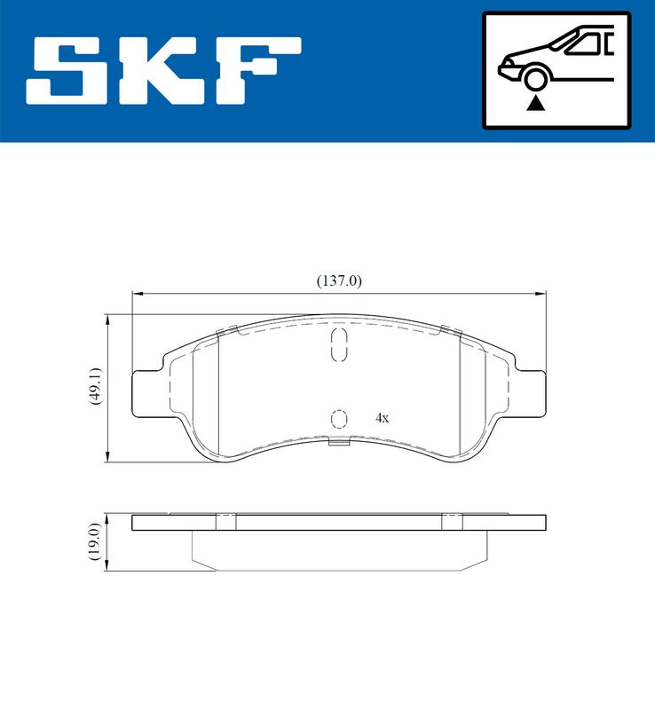 BRAKE - BRAKE PAD PV|25-08