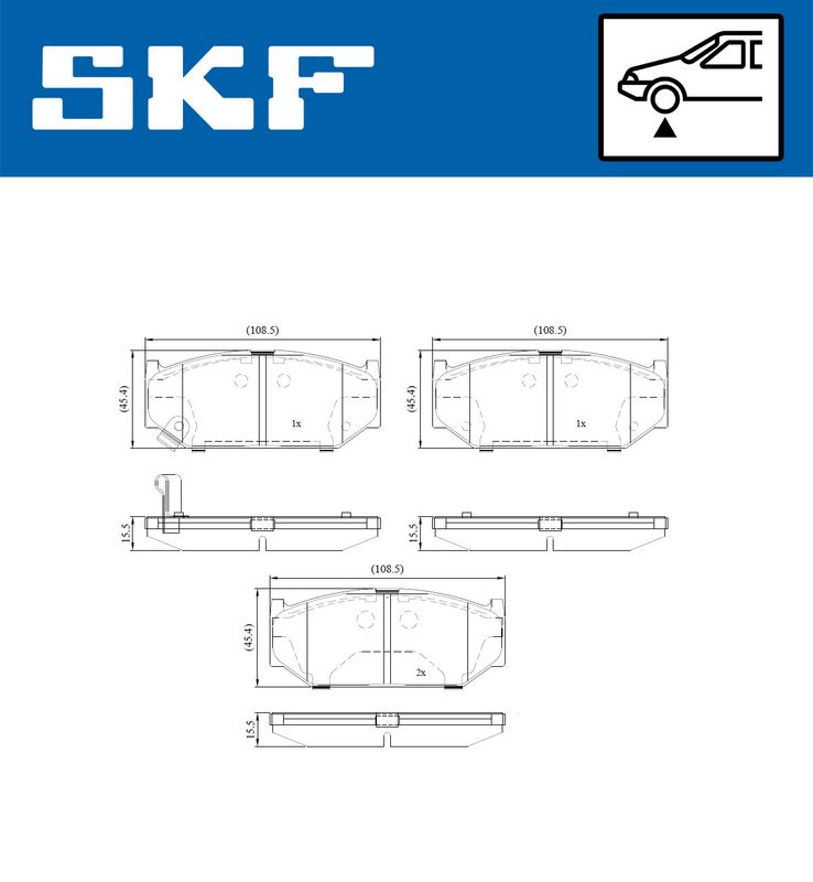 BRAKE - BRAKE PAD PV|25-04