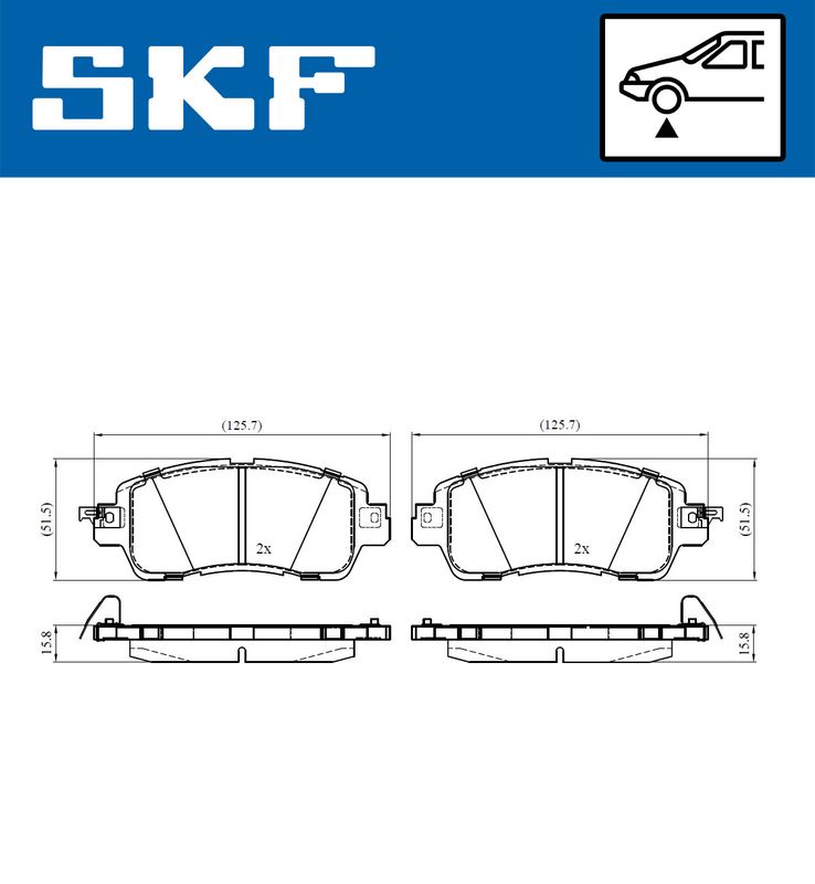 BRAKE - BRAKE PAD PV|25-04