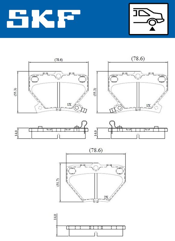BRAKE - BRAKE PAD PV|25-04