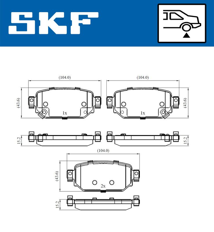 BRAKE - BRAKE PAD PV|25-04