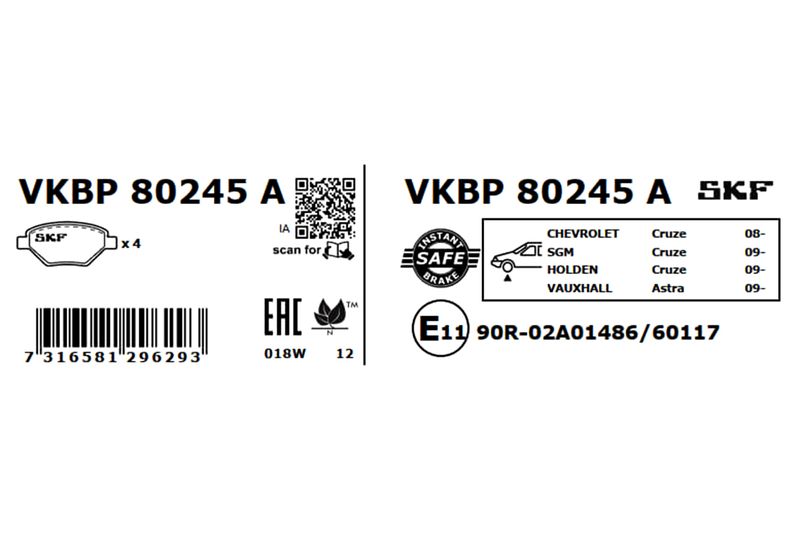 BRAKE - BRAKE PAD PV|25-04