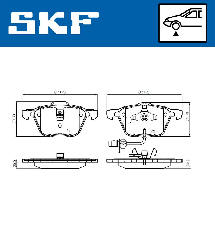 BRAKE - BRAKE PAD PV|25-04