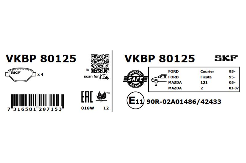 BRAKE - BRAKE PAD PV|25-08