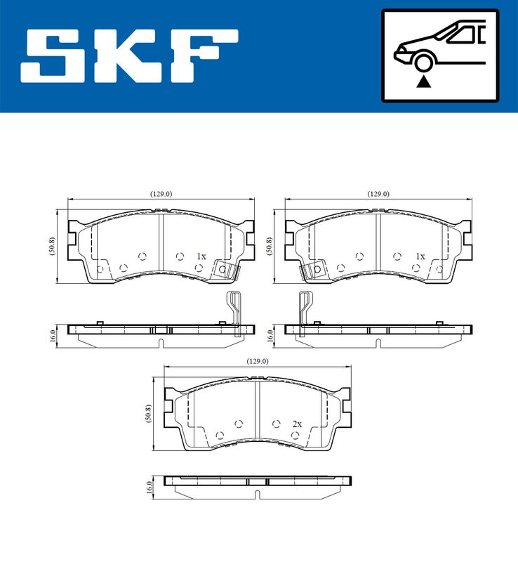 BRAKE - BRAKE PAD PV|25-04