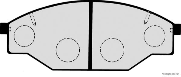 Brake Pad Set, disc brake Vorderachse|WVA:21158|ohne aku|2-5 munkanapos szállítás 13:30-ig rendelve 2025.2