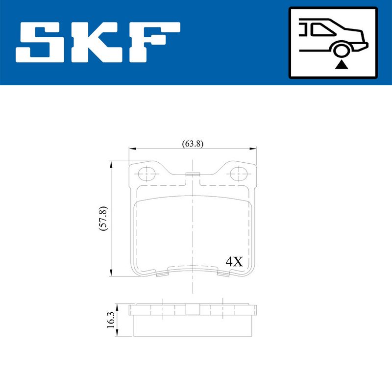 BRAKE - BRAKE PAD PV|25-04