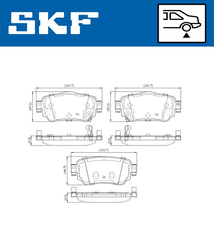 BRAKE - BRAKE PAD PV|25-08