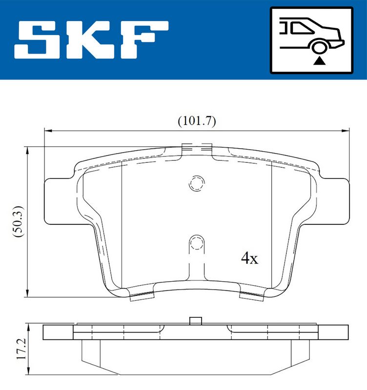 BRAKE - BRAKE PAD PV|25-04