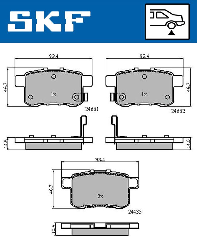 BRAKE - BRAKE PAD PV|25-08