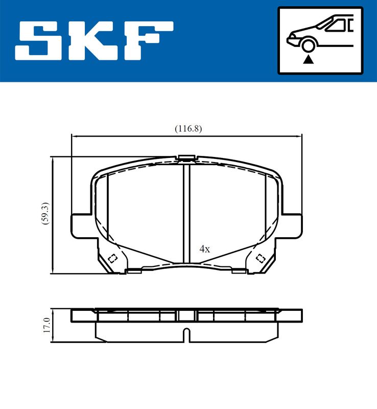 BRAKE - BRAKE PAD PV|25-04