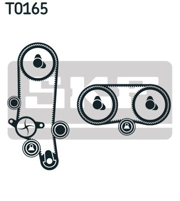 VKMC, TIMING BELT W WATER PUMP KIT PV|25-04