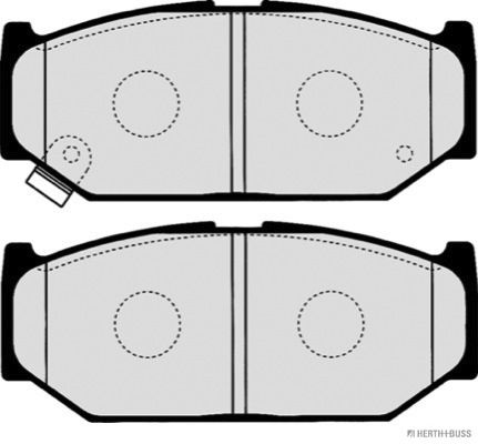 Brake Pad Set, disc brake Vorderachse|WVA:23963|mit akus|2-5 munkanapos szállítás 13:30-ig rendelve 2025.2